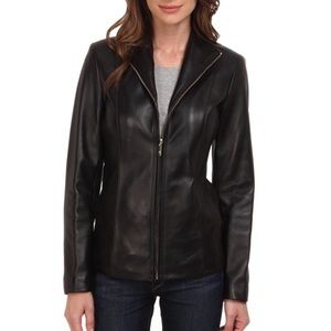 Authentic Cole Haan Leather Jacket